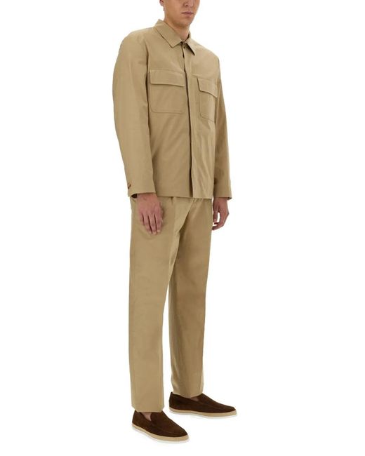 Lardini Natural Regular Fit Pants for men