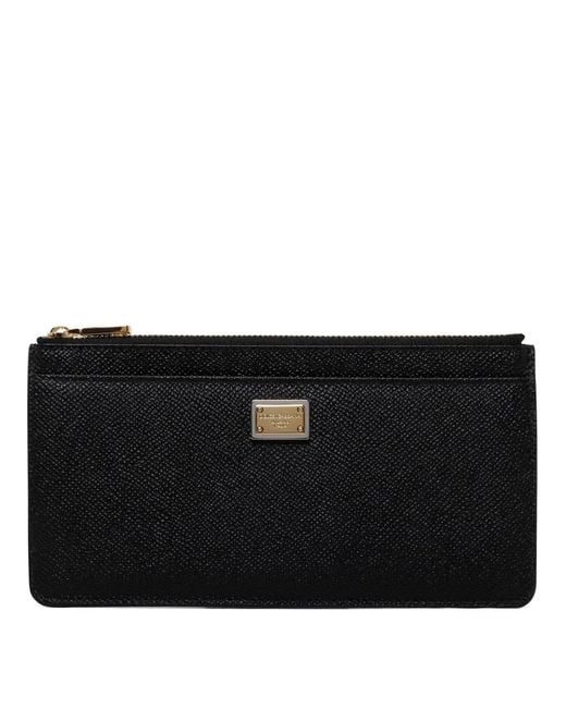 Dolce & Gabbana Black Dolce & Gabbana Leather Wallet