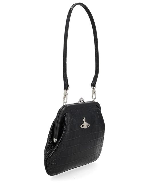 Vivienne Westwood Black Viviennes Clutch Bag