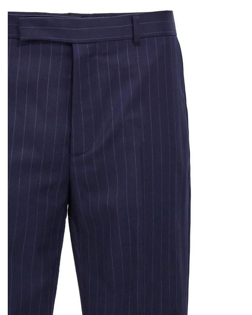 Givenchy Blue Pinstripe Pants for men