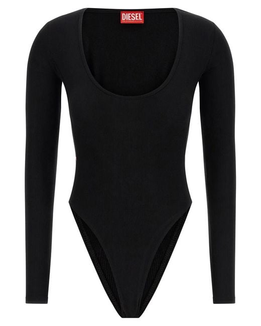 DIESEL Black 'T-Bodyn' Bodysuit