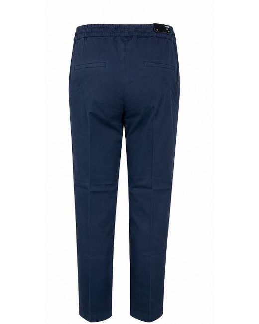 Re-hash Blue Drawstring Tapered T for men