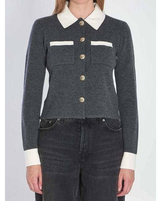 Self-Portrait Black Wool Sweater