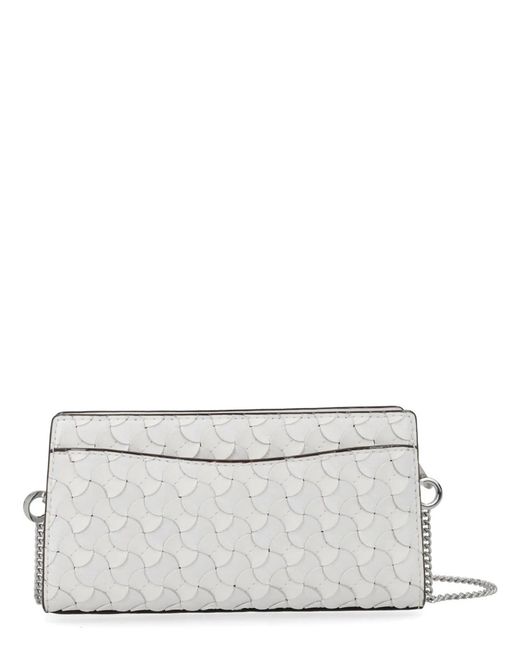 MICHAEL Michael Kors White Leather Shoulder Bag