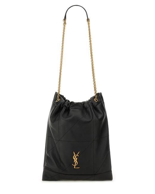 Saint Laurent Black Ysl Bo Jamie Pochon 7_Agneau P