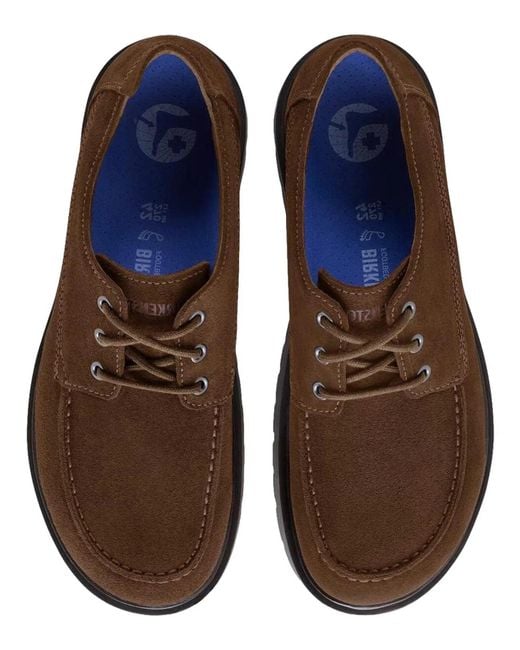 Birkenstock Brown Moccasin "Highwood Moc Lace Low"