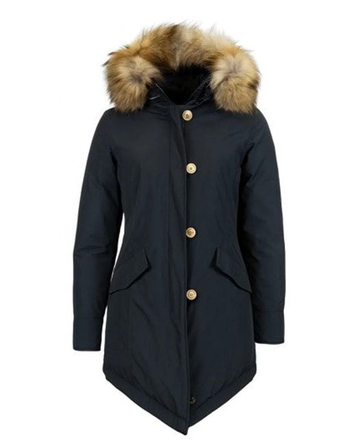 Woolrich Blue Polyamide Casual Coat