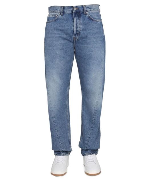 Séfr Blue Séfr Twisted Jeans for men