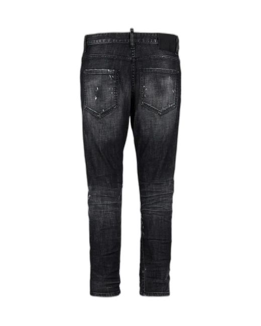 DSquared² Blue Pants 5 Pockets for men
