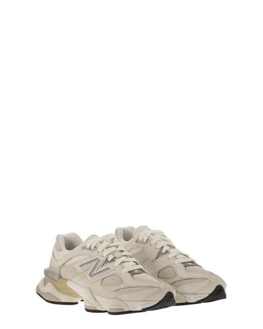 New Balance White 9060