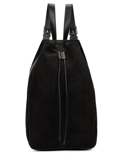 Tom Ford Black T-Line Backpack for men