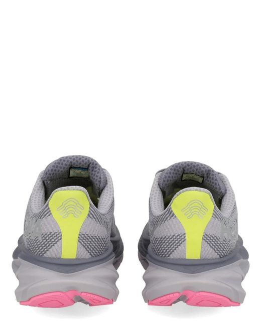 Hoka One One White Textile Sneakers