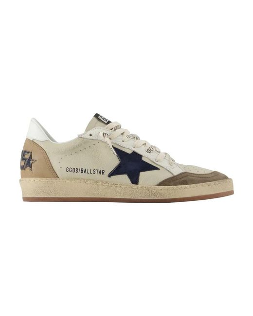 Golden Goose Deluxe Brand Natural Leather Flat Shoes for men