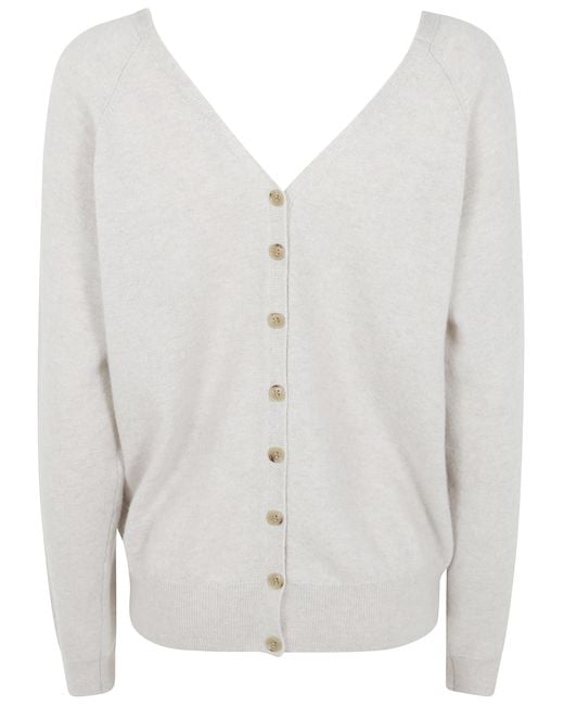 Lisa Yang White "Jiani" Cardigan