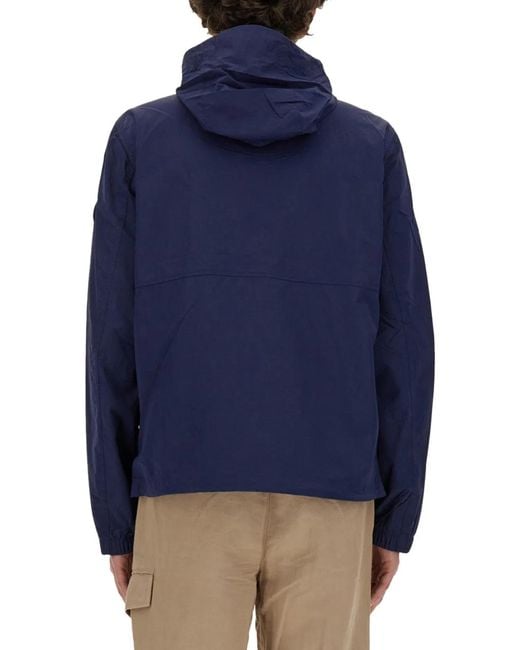 Woolrich Blue Nylon Jacket for men