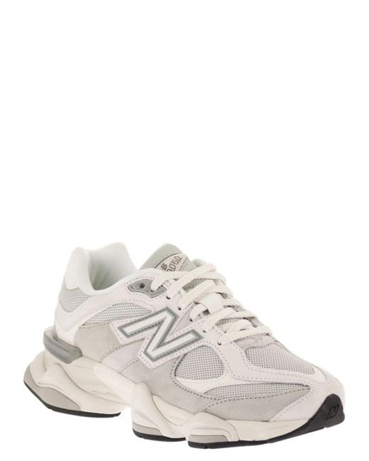 New Balance White 9060
