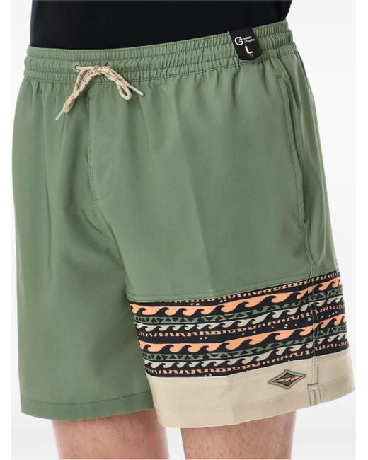 Billabong Green Burleigh Layback Boardshorts for men