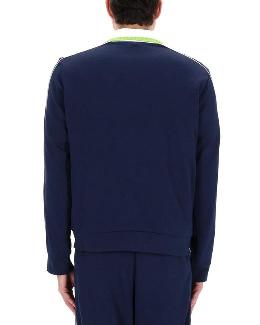 Casablanca Black Zip Sweatshirt for men