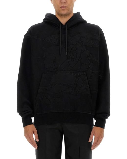 Burberry Black Classic Hoodie for men