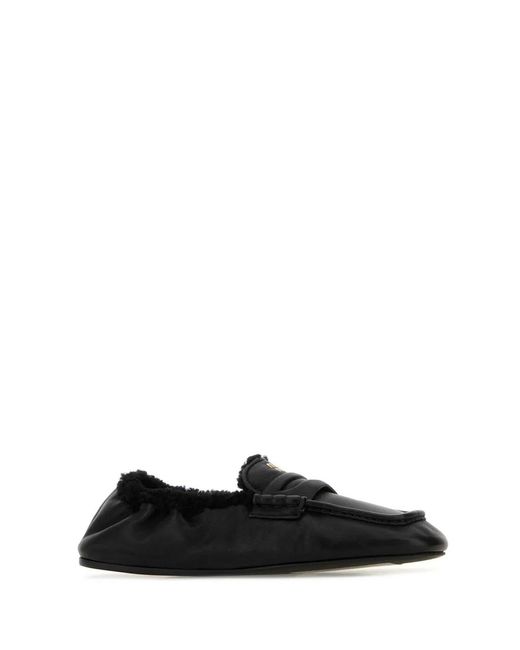 Miu Miu Black Mocassini
