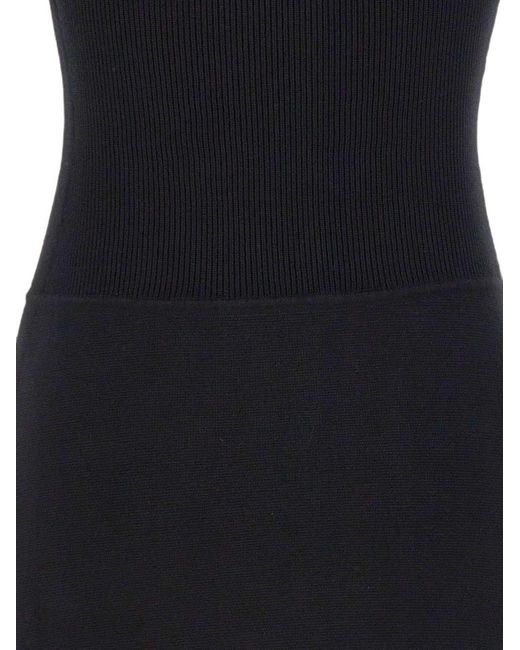 Elisabetta Franchi Black Embellished Mini Dress