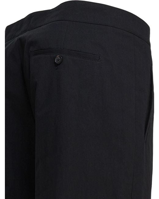 McQueen Black Polyamide Trousers for men