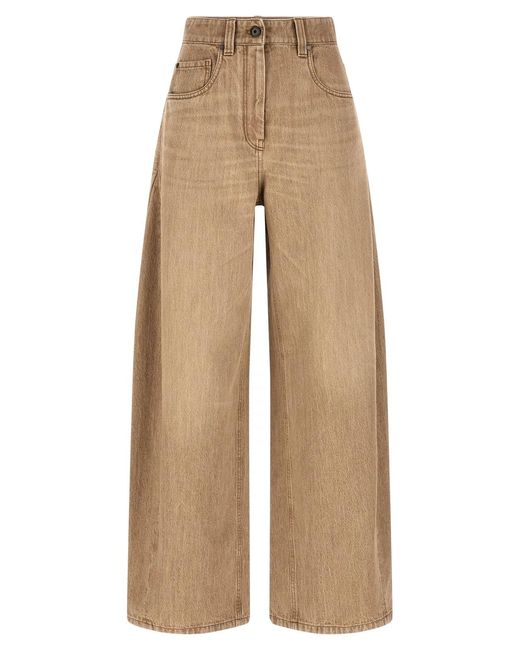 Brunello Cucinelli Natural Cotton Jeans Denim Clothing