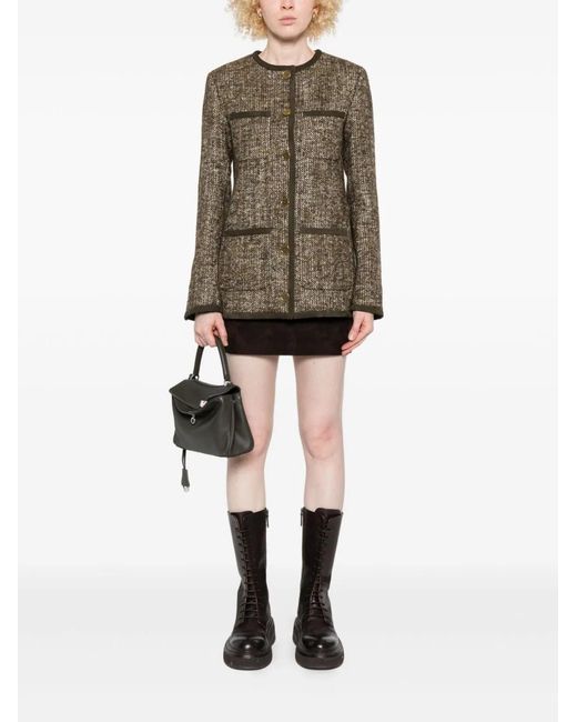 Golden Goose Deluxe Brand Brown Wool Blend Jacket