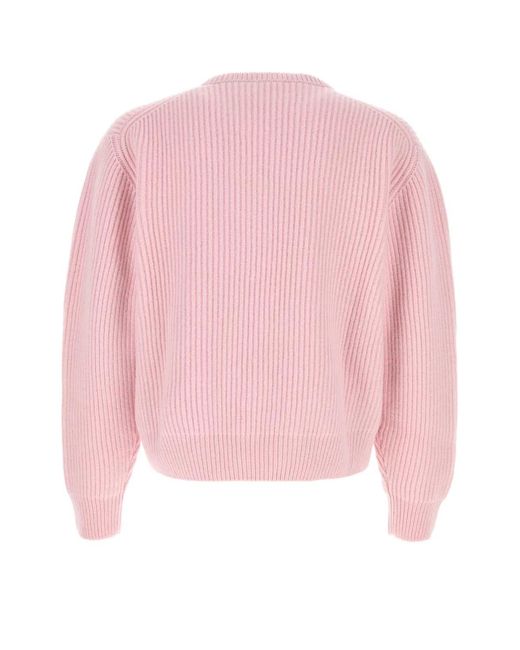 Jil Sander Pink Ls Cn Jumper for men