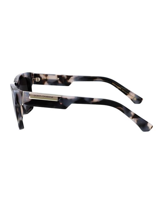 Dolce & Gabbana Black Dolce & Gabbana Havana Acetate Sunglasses