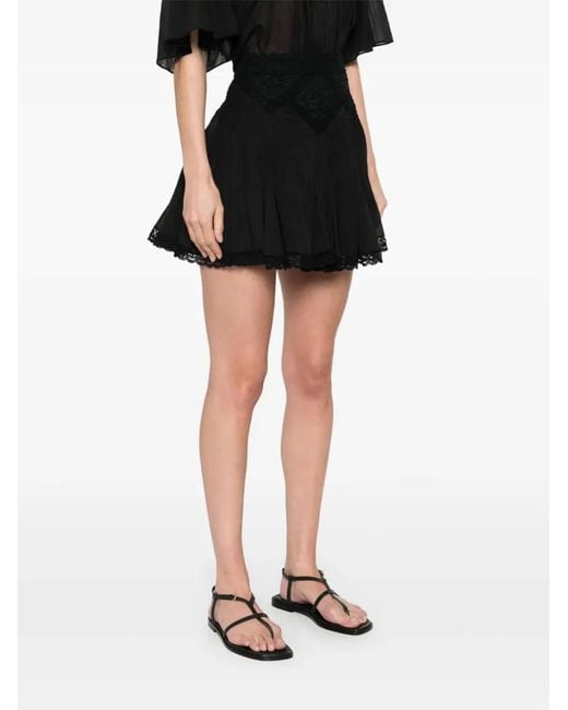 Isabel Marant Black Goldie Short Skirt