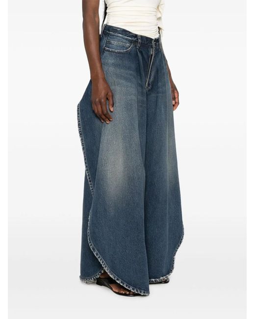Balenciaga Blue Tulipe Denim Jeans