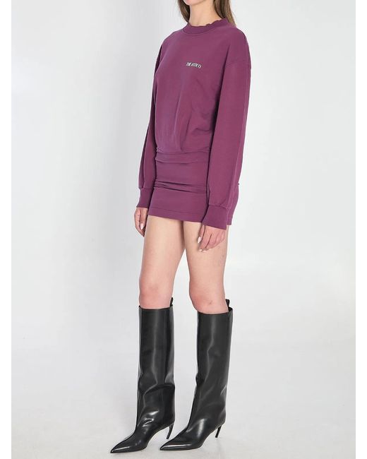 The Attico Purple Mini Dress