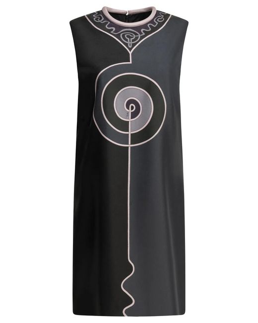 Emilio Pucci Black "Astro" Short Dress
