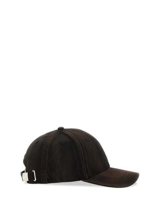 DIESEL Black C-Run-Wash Hat for men
