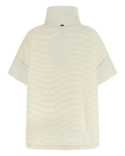 Herno White 'Resort' Poncho