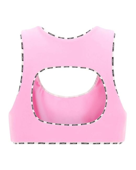 Moschino Pink Sporty Top