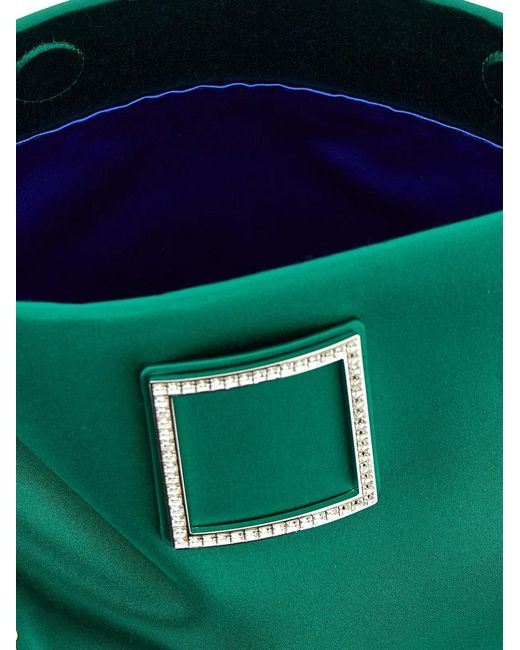Roger Vivier Green 'Trompette' Clutch