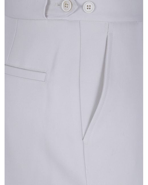 Maison Margiela Gray Straight Leg Tailored Trousers