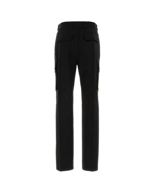 Givenchy Black Straight Cargo Pants for men