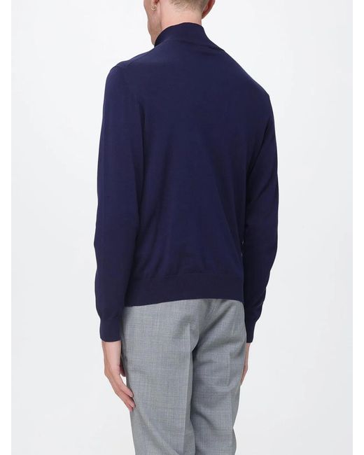 Etro Blue Cotton Sweater for men