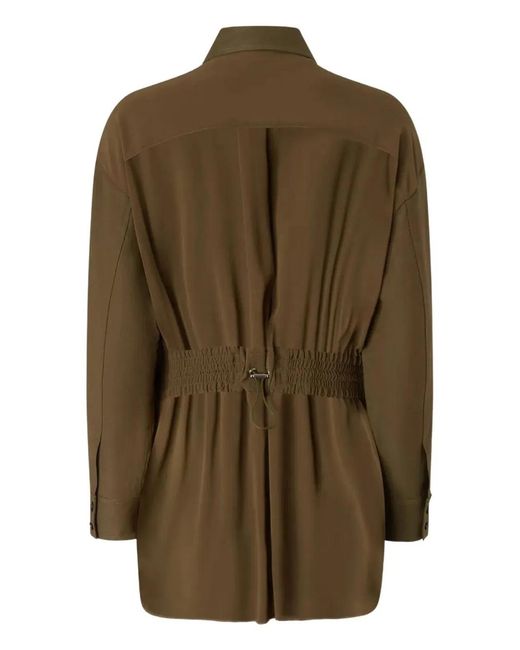 Pinko Green Oramai Over Shirt