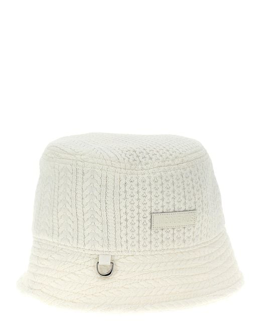 Jacquemus Natural 'Le Bob Belo' Bucket Hat for men