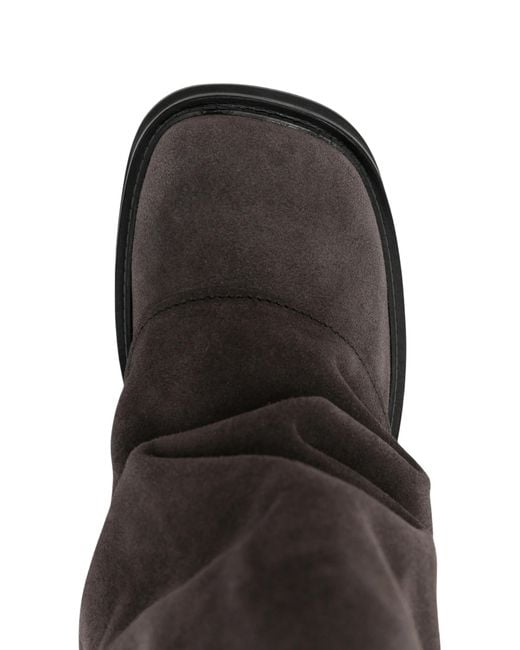 The Attico Brown Robin Combat Boots