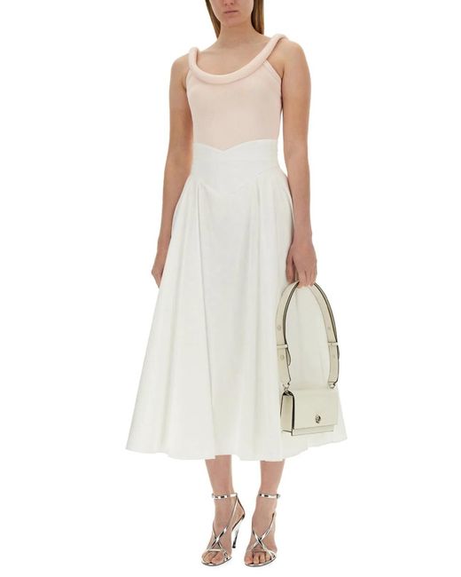 McQueen White Tops With Logo