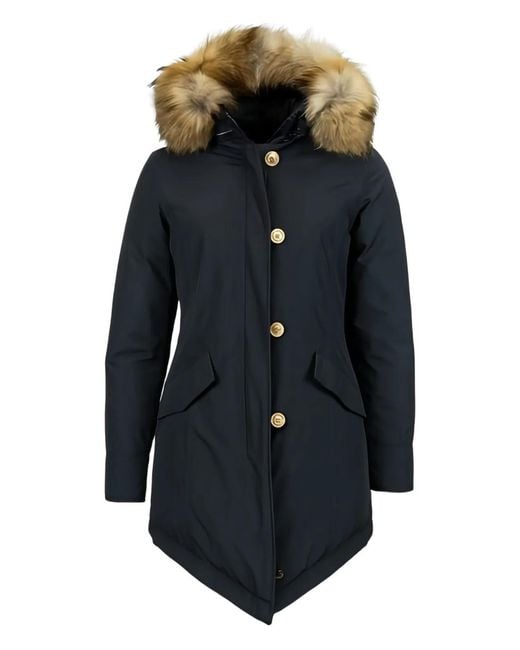 Woolrich Blue Polyamide Casual Coat