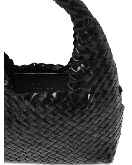 Manebí Black Manebi Halfmoon Leather Handbag