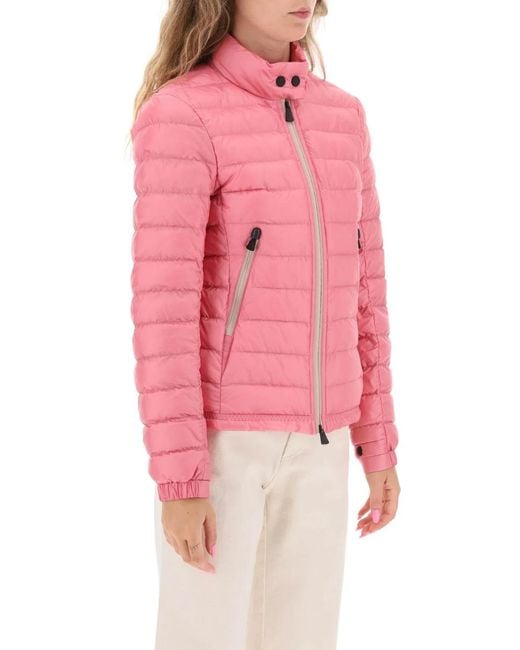 Moncler Pink Walibi Full Zip Down Jacket