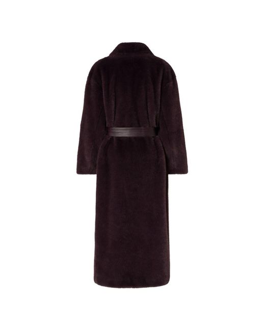 Pinko Red Polyester Coat