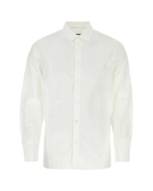 Jil Sander White Camicia for men